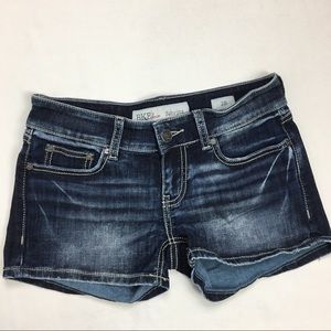 BKE Buckle Sabrina Fit Denim Shorts